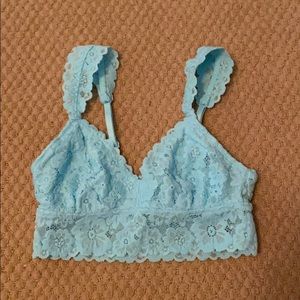 Light Blue Aerie Lace Bralette